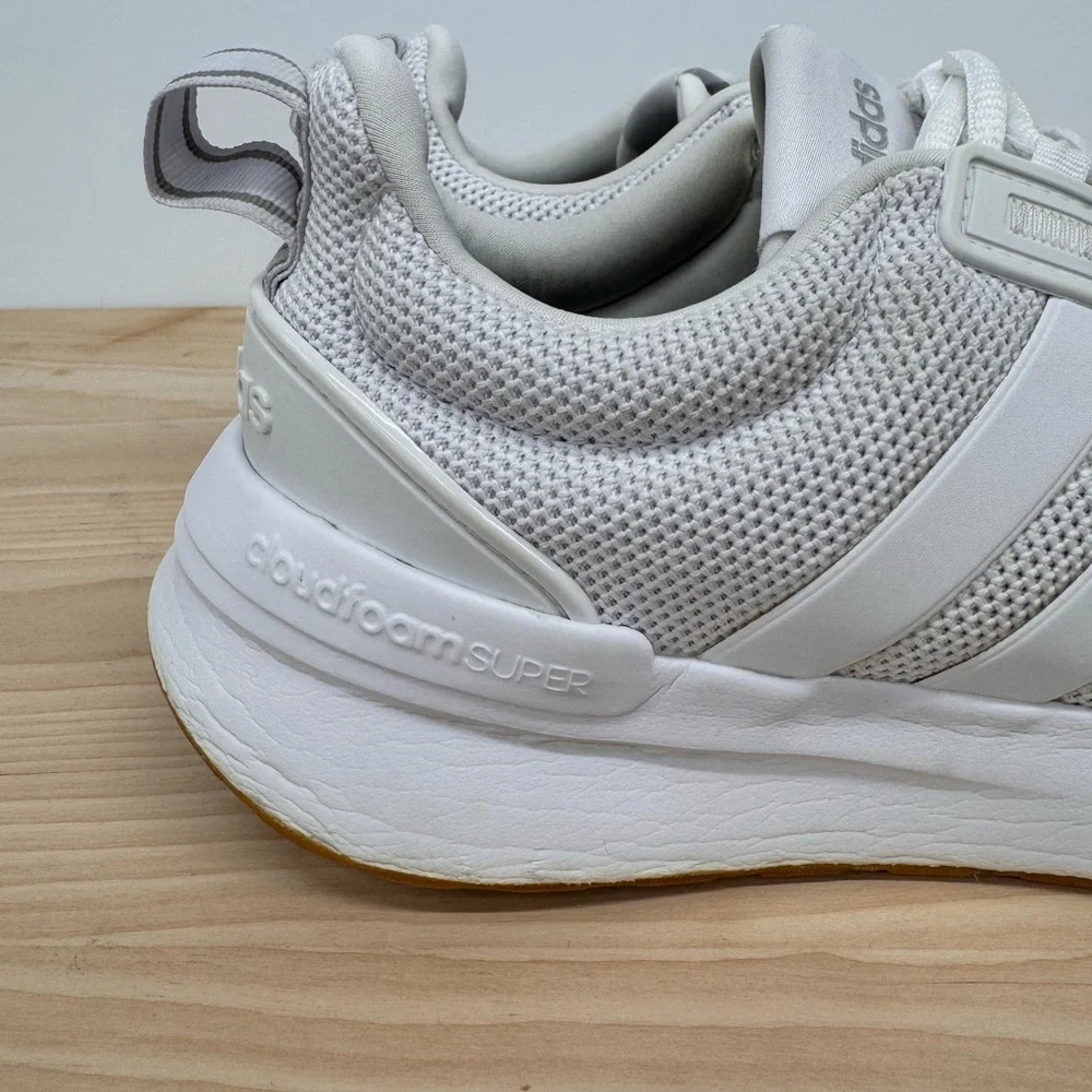 Adidas Men's Cloud Foam Super White Athletic Shoes
